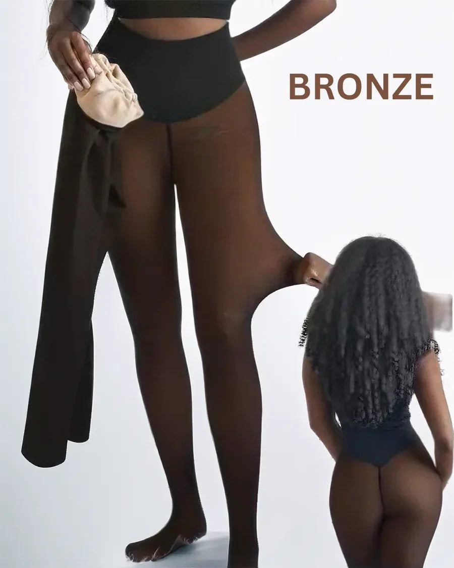 SheerSculpt™ Thermal Tights – Smoothing & Fleece-Lined