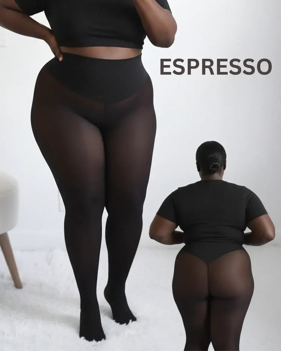 SheerSculpt™ Thermal Tights – Smoothing & Fleece-Lined