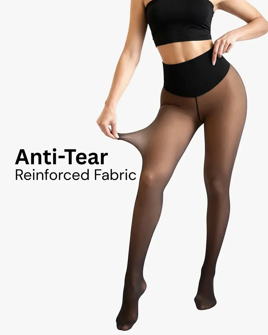 SheerSculpt™ Thermal Tights – Smoothing & Fleece-Lined