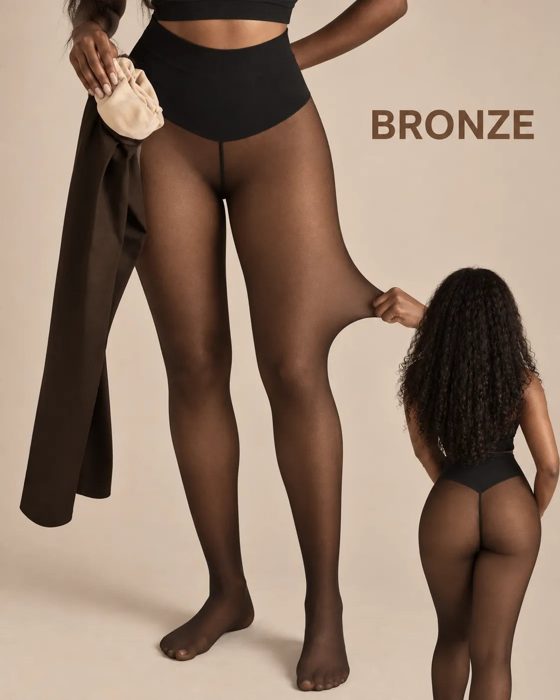 SheerSculpt™ Thermal Tights – Smoothing & Fleece-Lined
