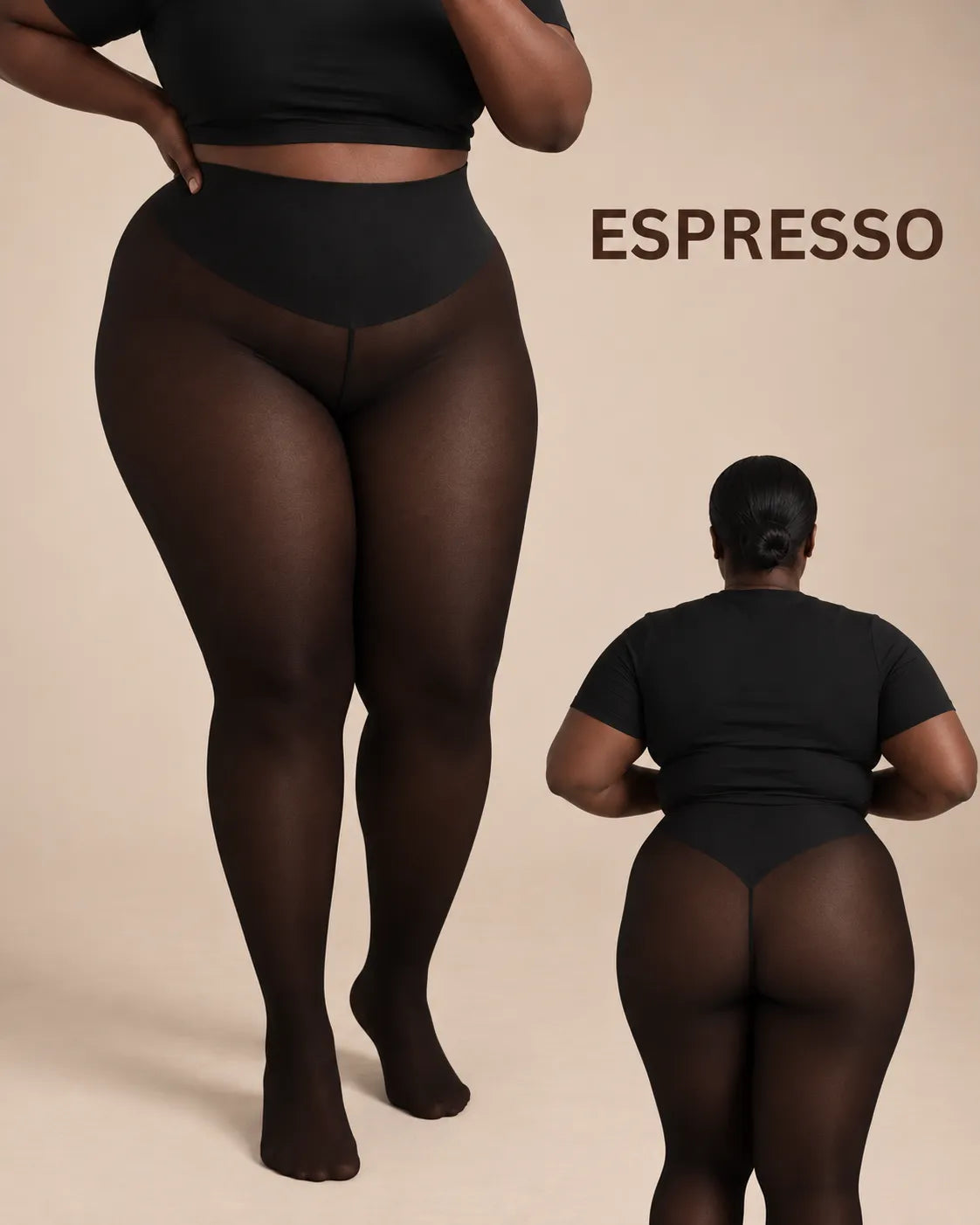 SheerSculpt™ Thermal Tights – Smoothing & Fleece-Lined