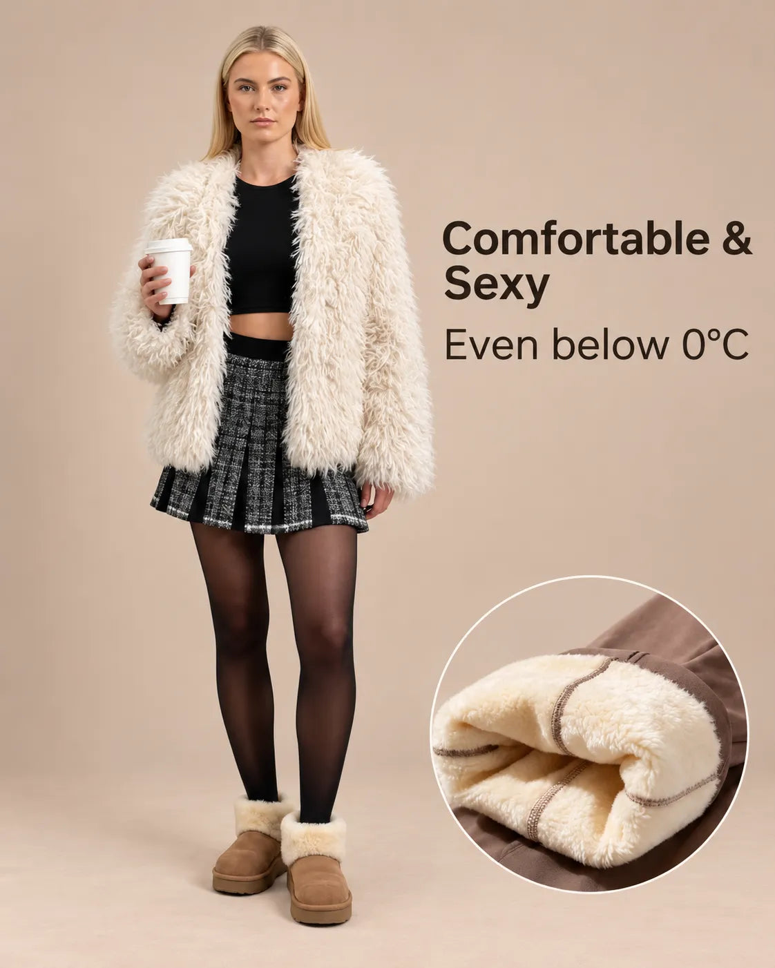 SheerSculpt™ Thermal Tights – Smoothing & Fleece-Lined
